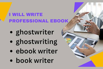 deliver professional nonfiction ebook writing