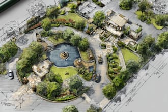draw site plan, property map, plat map, landscape design
