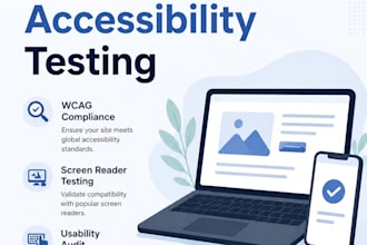 do accessibility testing for websites and android apps