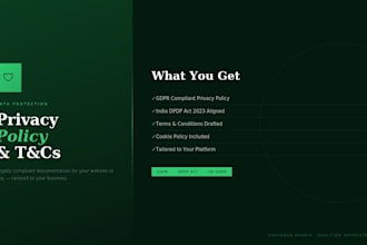 draft a privacy policy and terms and conditions for your website