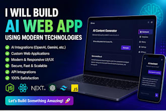 design and develop ai web applications for your business