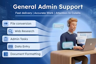 do accurate data entry and admin tasks in excel or google sheets