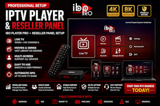offer best reseller panel, 8k streaming service, unlimited user, dream 4k