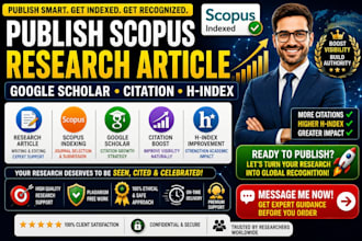 publish scopus research article google scholar citation h index
