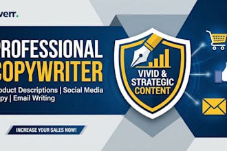 do professional copywriting, website content, and sales copy