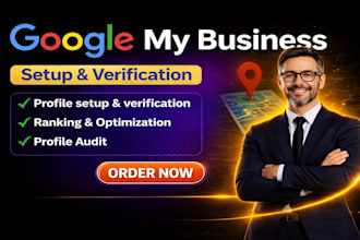 create gmb, verify, and optimize your google my business for local SEO