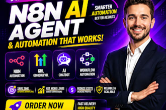 build n8n ai agents, ghl chatbots and workflow automation