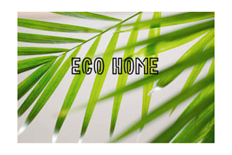 design a modern minimalist home logo
