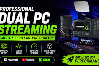 setup dual PC obs streaming for smooth zero lag streams