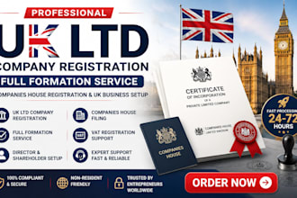 register UK ltd company companies house registration and UK business setup