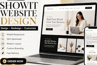 design showit website, redesign showit template and customize showit website
