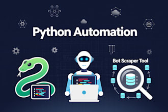 code python automation script bot scraper or tool fast