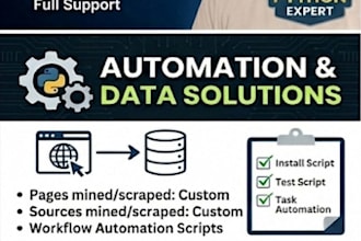 develop custom python scripts and ai applications