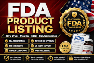 do fda product listing, ndc, mocra, otc drug compliance