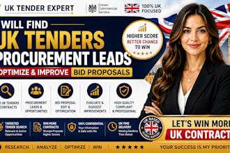 do UK tenders contracts procurement leads and optimize bid proposals