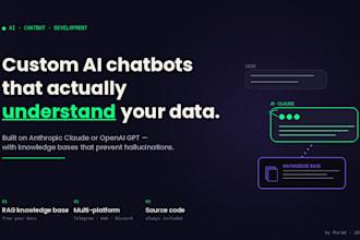 build a custom ai chatbot with claude or chatgpt