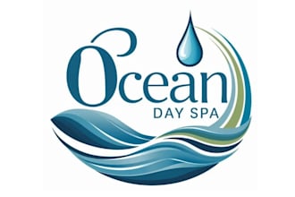 design ocean day spa theme brand level logo