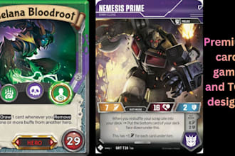 realistic 3d art for trading cards nfts and game design