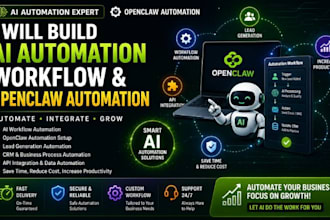 build ai automation workflow and openclaw automation system,
