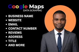 scrape google map data for lead generation, b2b data extraction