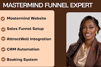 build automated mastermind funnels in gohighlevel and attractwell