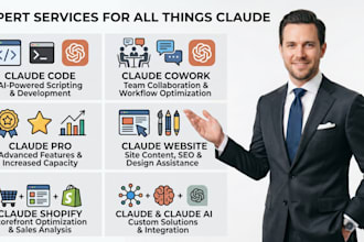 your website claude code expert, claude ai, claude pro, claude coworking shopify