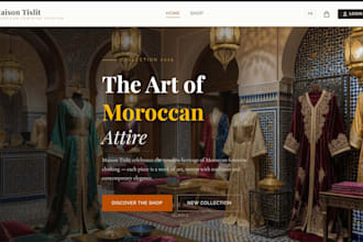 design and develop a modern responsive landing page