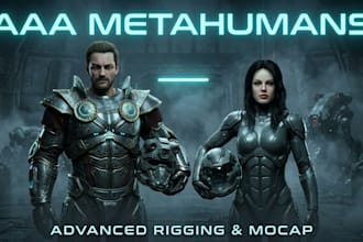 create cinematic realistic 3d metahuman characters for film