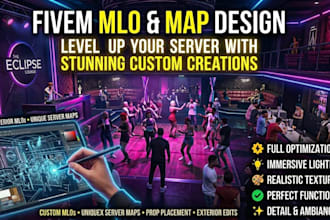 create custom fivem maps and mlo interiors for your fivem server