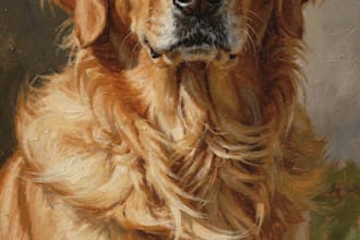 paint a pet portrait on canvas with free shipping