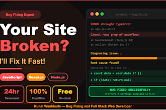 debug and fix javascript, react, and nextjs errors and bugs