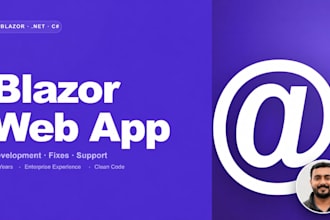 fix, build and update your blazor web app and dot net api