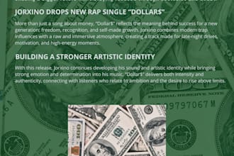 write a professional press release for your music release