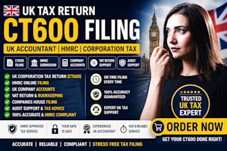 uk tax return ct600 filing uk accountant hmrc corporation tax vat return audit