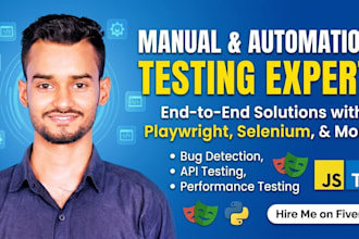 performed web testing using playwright automation and manual QA