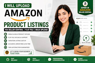 upload amazon product listings via seller central flat file bulk upload