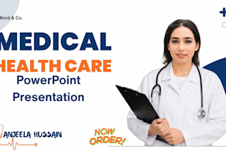 design or redesign powerpoint presentation, business, medical, pitch deck