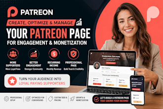 create and optimize your patreon for growth and monetization