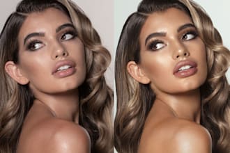 do natural beauty and portrait retouching