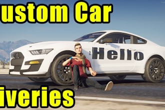 design custom livery for fivem ems police sport vehicle for fivem server