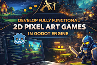 develop custom godot game mechanics and prototypes in 2d or 3d