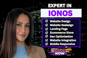 ionos website design, ionos website redesign,  ionos website design, ionos SEO