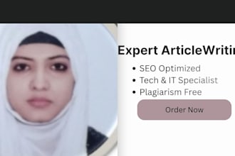 write professional SEO technical articles and ai blog posts