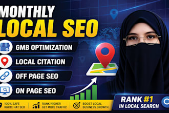 do monthly local SEO, gbp optimization, aeo,GEO for ai google rankings