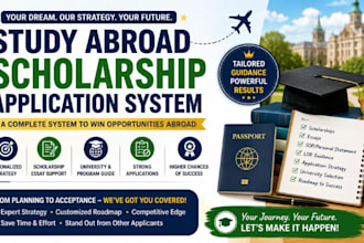 create a winning study abroad scholarship application system and essay system
