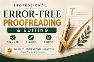 proofread grammar and spelling professionally