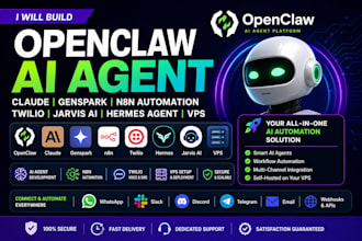 openclaw claude genspark n8n automation twilio claude jarvis ai hermes agent vps