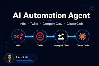 setup ai employee openclaw genspark claw n8n automation twilio voice claude code