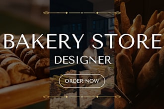 design bakery cookies shopify store
