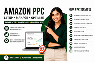 setup manage and optimize amazon PPC campaigns for better acos